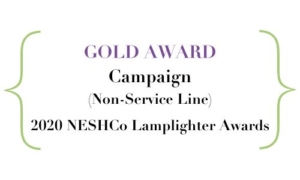 GOLD AWARD, Campaign, NESHCo Lamplighter Awards