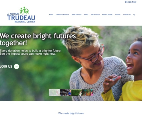 screenshot of the Trudeau Center's 2024 Annual Appeal website landing page